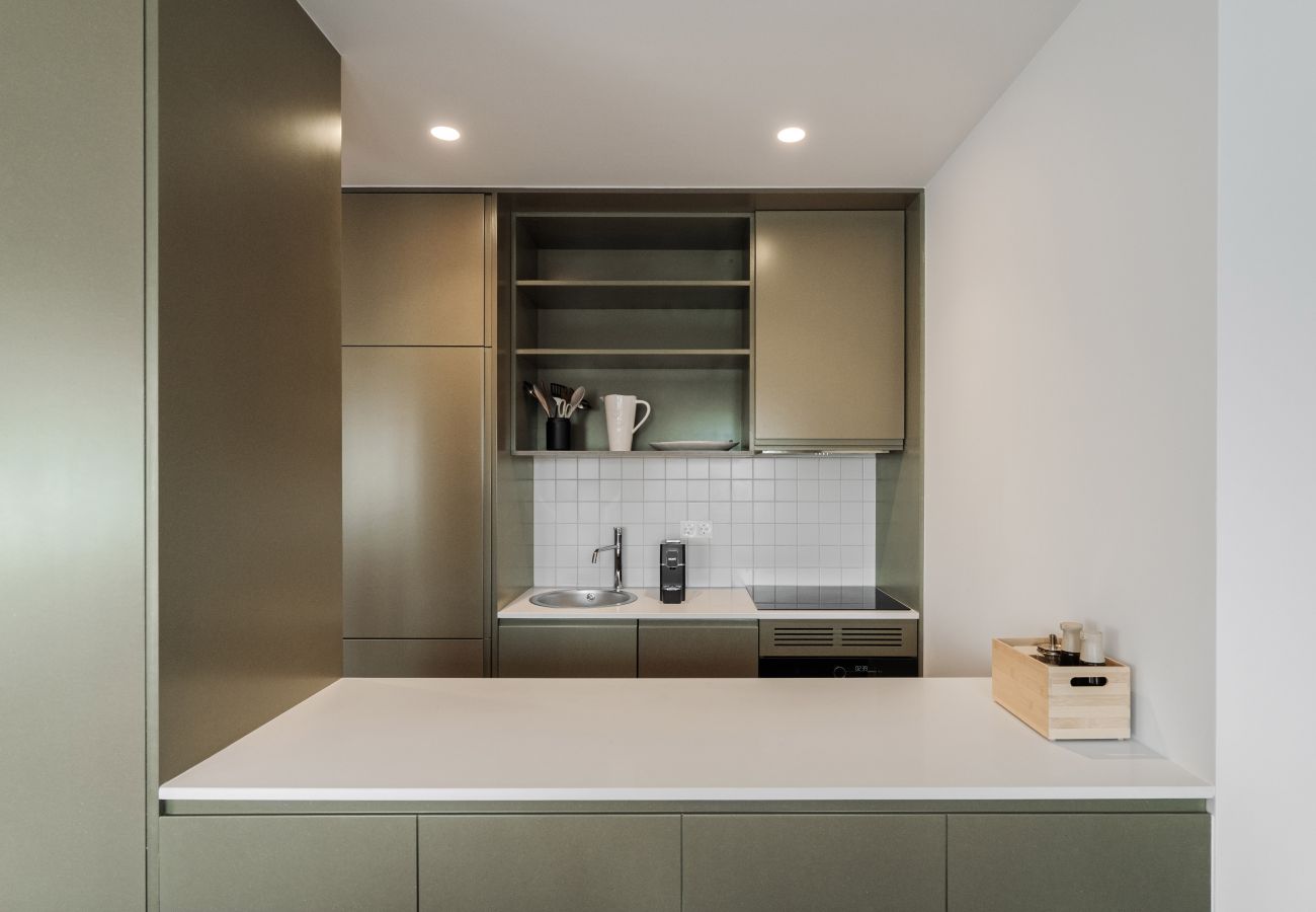 Espacio ideal para preparar comidas caseras durante su estancia en Oporto.